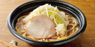 マシマシ野菜ニンニク豚骨醤油ラーメン