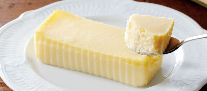 甘く香るなめらかチーズケーキ