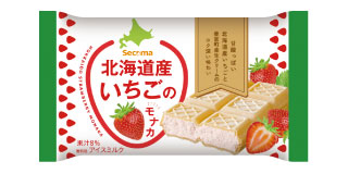 北海道産いちごのモナカ