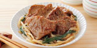 国産豚のレバニラ