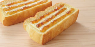 ちぎれるメープル＆シュガーマーガリンのパン