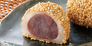 油で揚げない中華風ごま団子