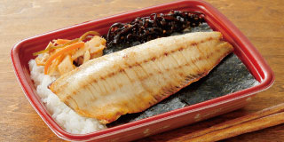 塩焼きニシンの海苔弁