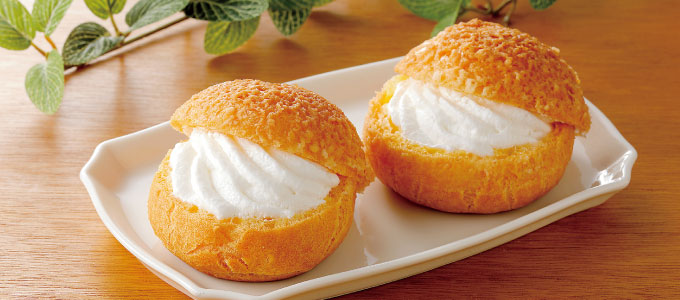 クッキーシュークリーム（２個入）