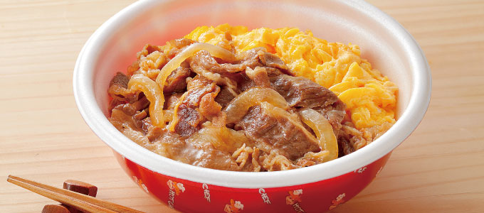 牛すきふわ玉丼