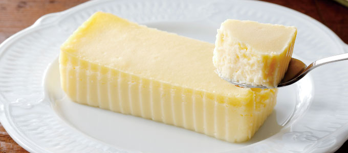 甘く香るなめらかチーズケーキ
