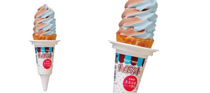 チョコミントソフト