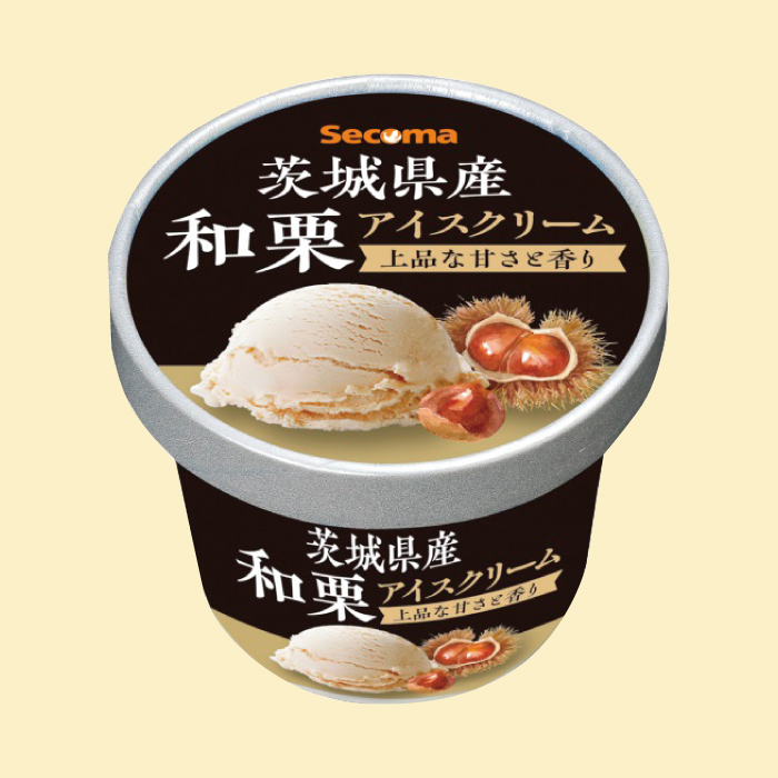 茨城県産和栗アイスクリーム