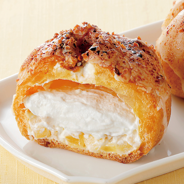 アップルブリュレ風味シュークリーム