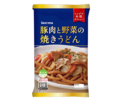 豚肉と野菜の焼きうどん