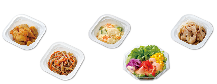 Secomaブランドの 惣菜、サラダ、調理麺、漬物 全品