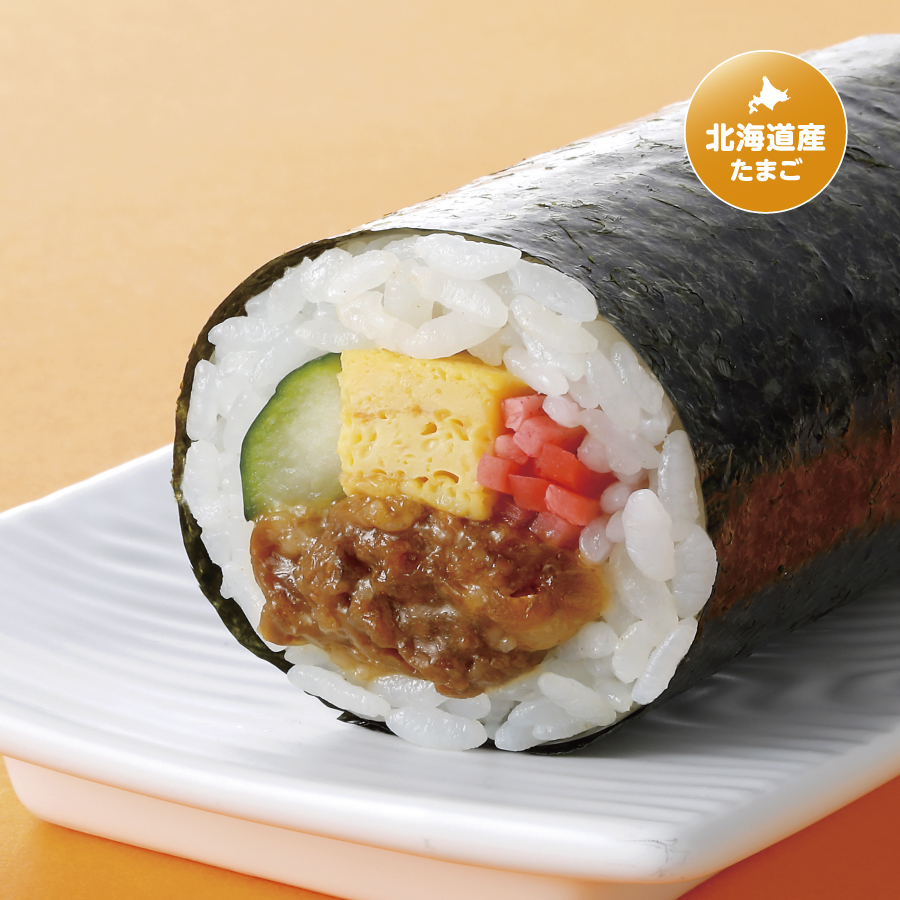 (画像②:牛すき太巻寿司)