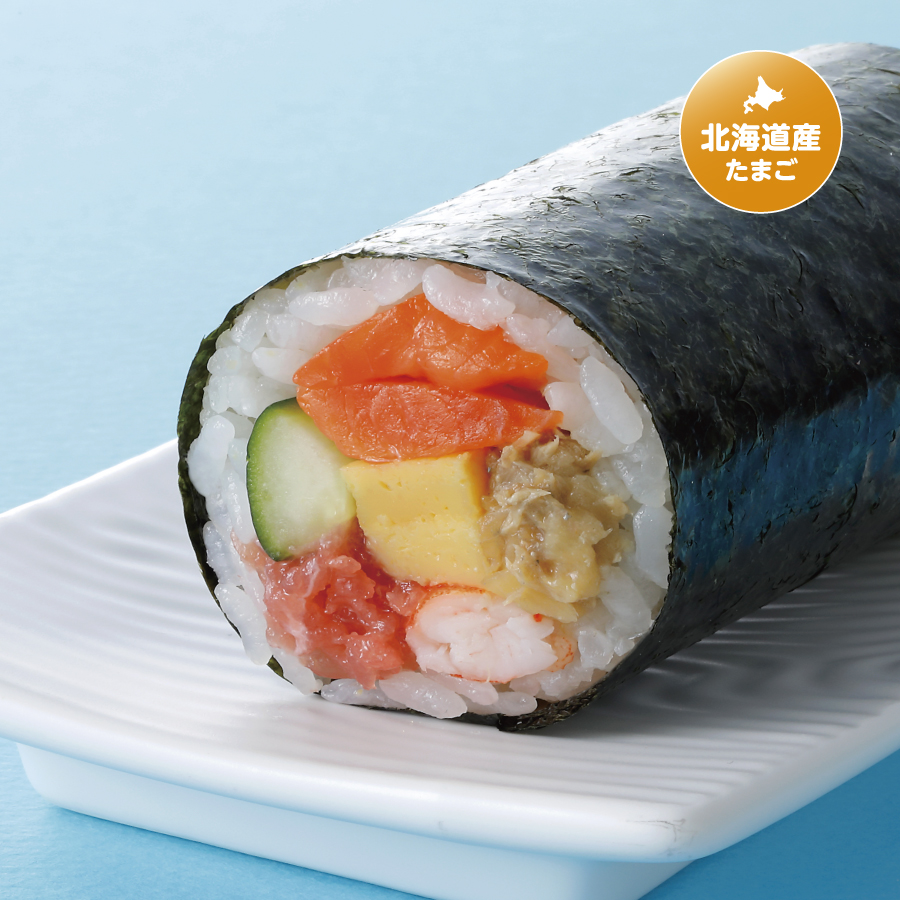 (画像③:海鮮太巻寿司)