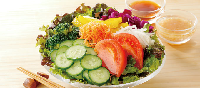夏1/2日分野菜のサラダボウル